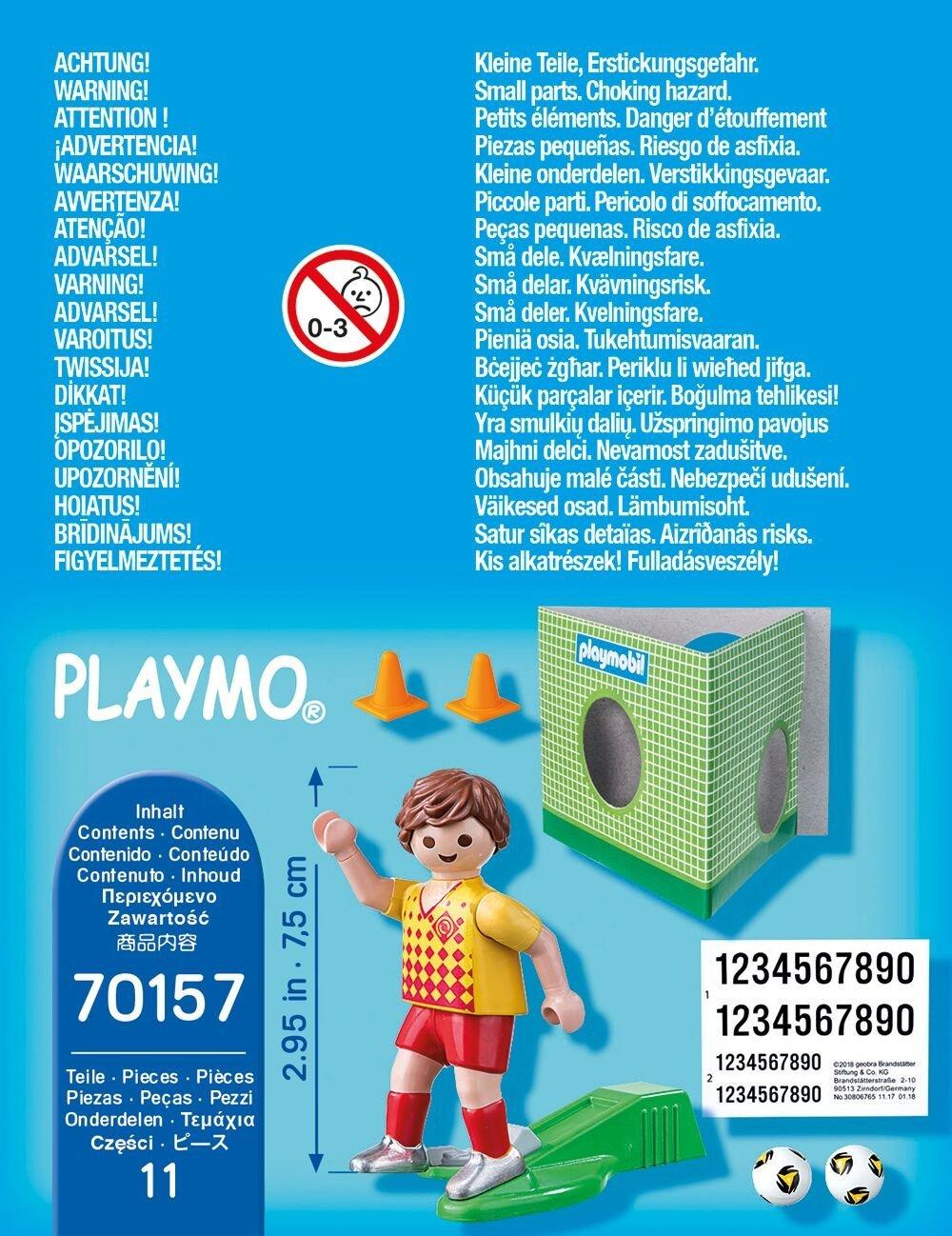 Playmobil  70157 Calciatore con porta 
