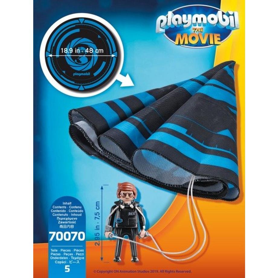 Playmobil  70070 Rex Dasher avec parachute 