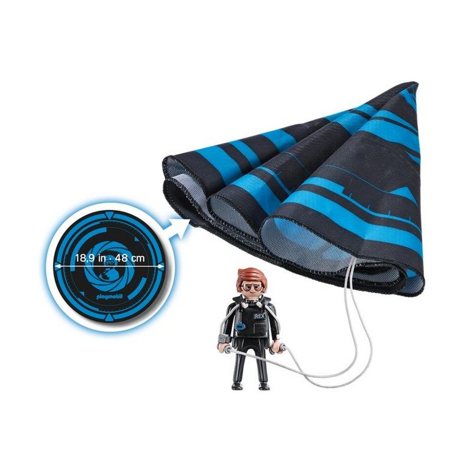 Playmobil  70070 Rex Dasher avec parachute 