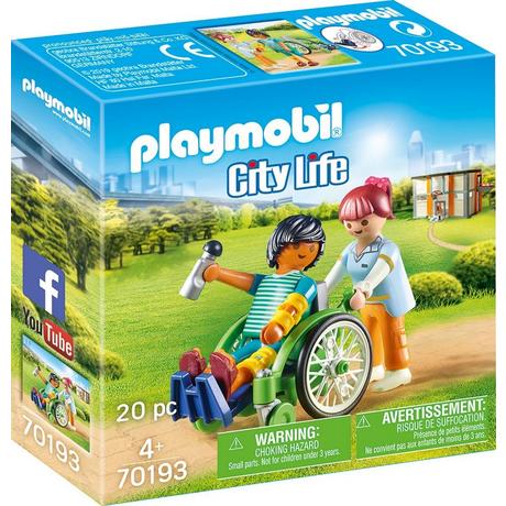 Playmobil  70193 Patient im Rollstuhl 