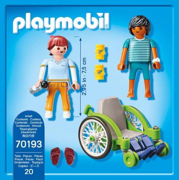 Playmobil  70193 Paziente con sedia a rotelle 