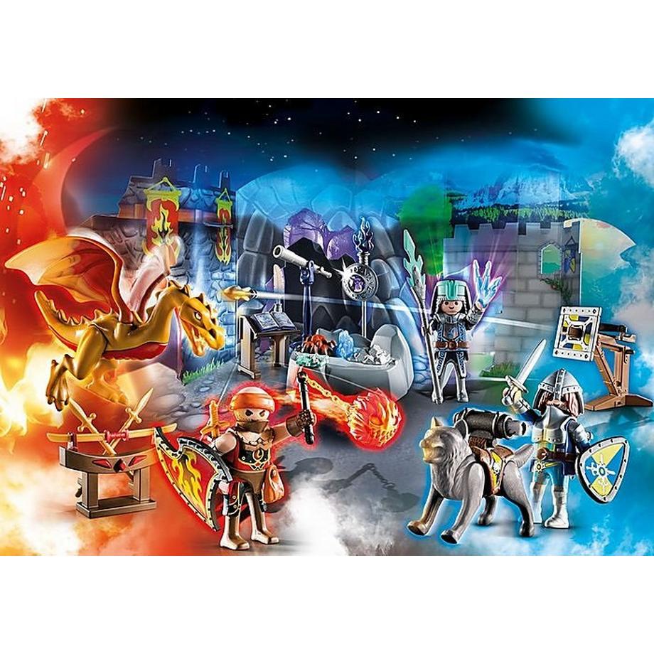 Playmobil 70187 AD.K. KAMPF.MAG.STEIN 70187 Calendario dell'Avvento - La battaglia dei Cavalieri 