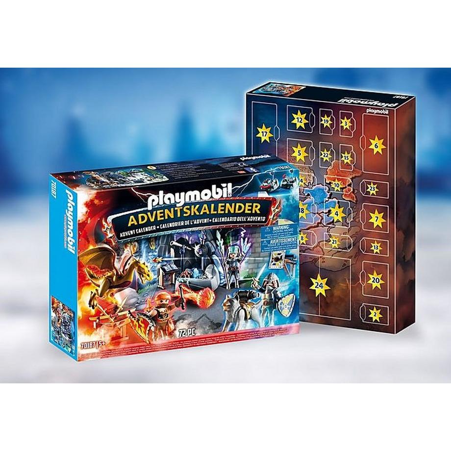 Playmobil 70187 AD.K. KAMPF.MAG.STEIN 70187 Calendario dell'Avvento - La battaglia dei Cavalieri 