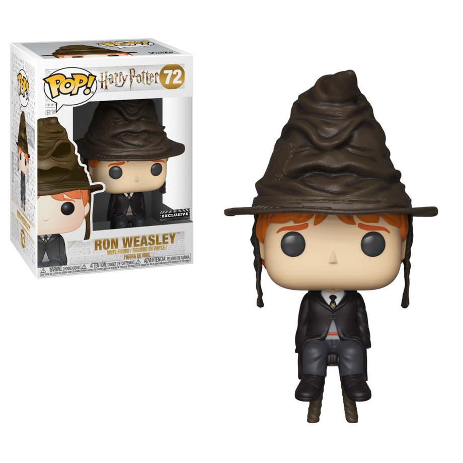 Funko  Harry Potter, Ron Weasley con il cappello parlante 