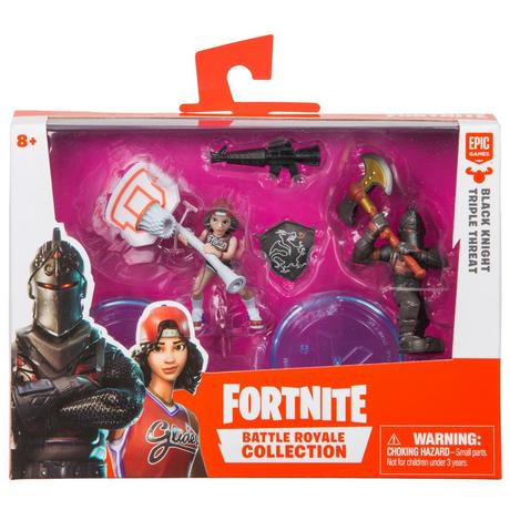 Moose Toys  Fortnite, figurines à collectionner, Duo Pack Black Knight & Triple Threat 