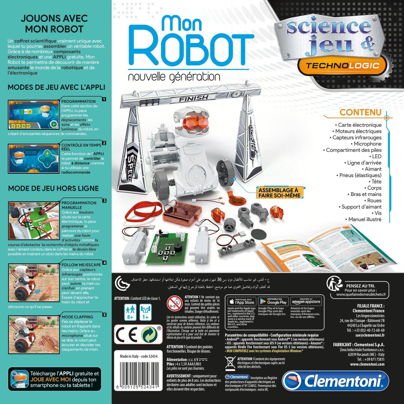 Clementoni  Mon Robot nouvelle génération, Französisch 
