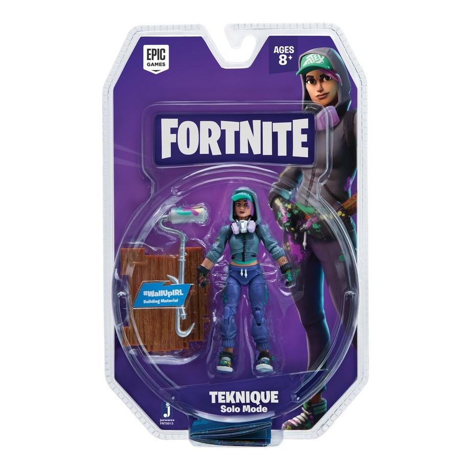 FORTNITE  Solo Mode Figur Teknique, 10cm 