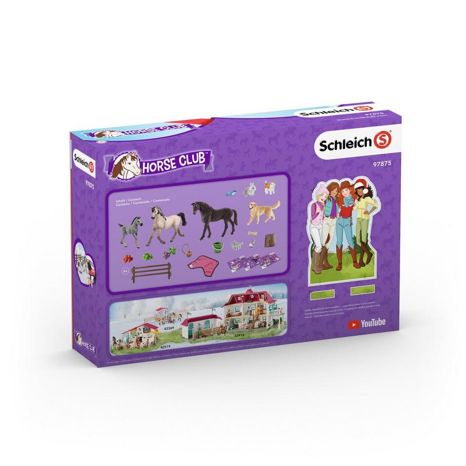 Schleich *CALENDRIER DE L'AVENT SCHLEIC Calendrier de l'Avent Horse Club 