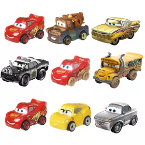Disney Cars Mini Racers 3er-Pack, Zufallsauswahl