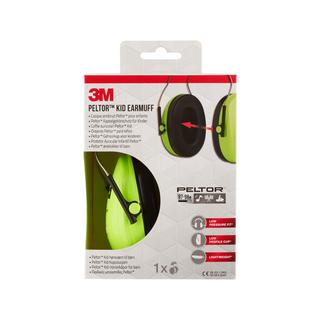 3M  Casque antibruit enfant, vert 