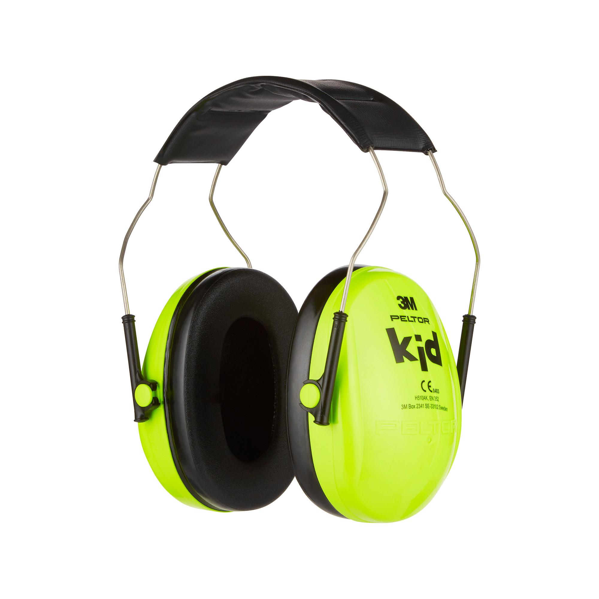 3M  Casque antibruit enfant, vert 