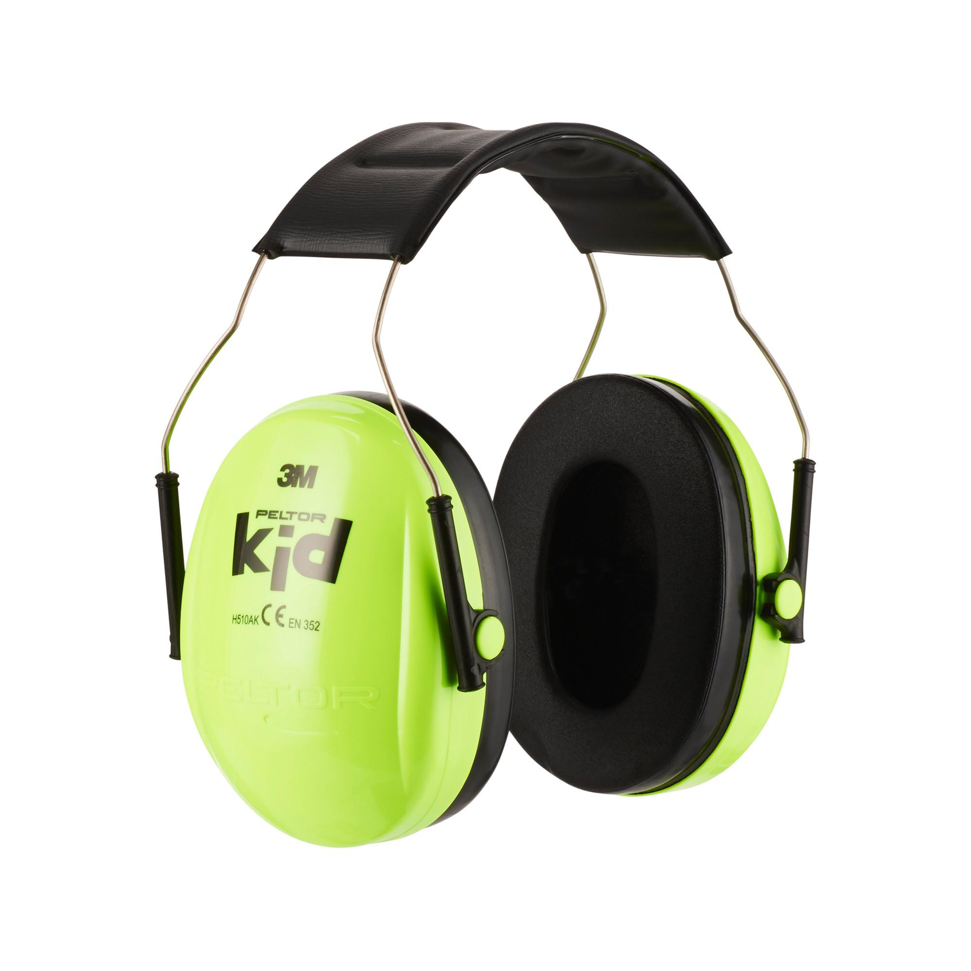 3M  Casque antibruit enfant, vert 