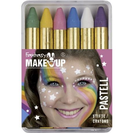 NA  Crayons maquillage pastel, 4 couleurs 