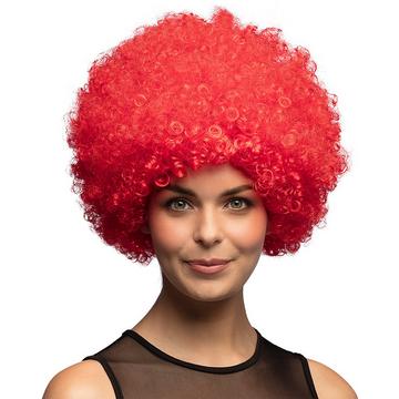 Perücke Afro rot