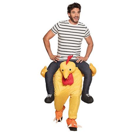 BOLAND  Herrenkostüm Piggyback Huhn 