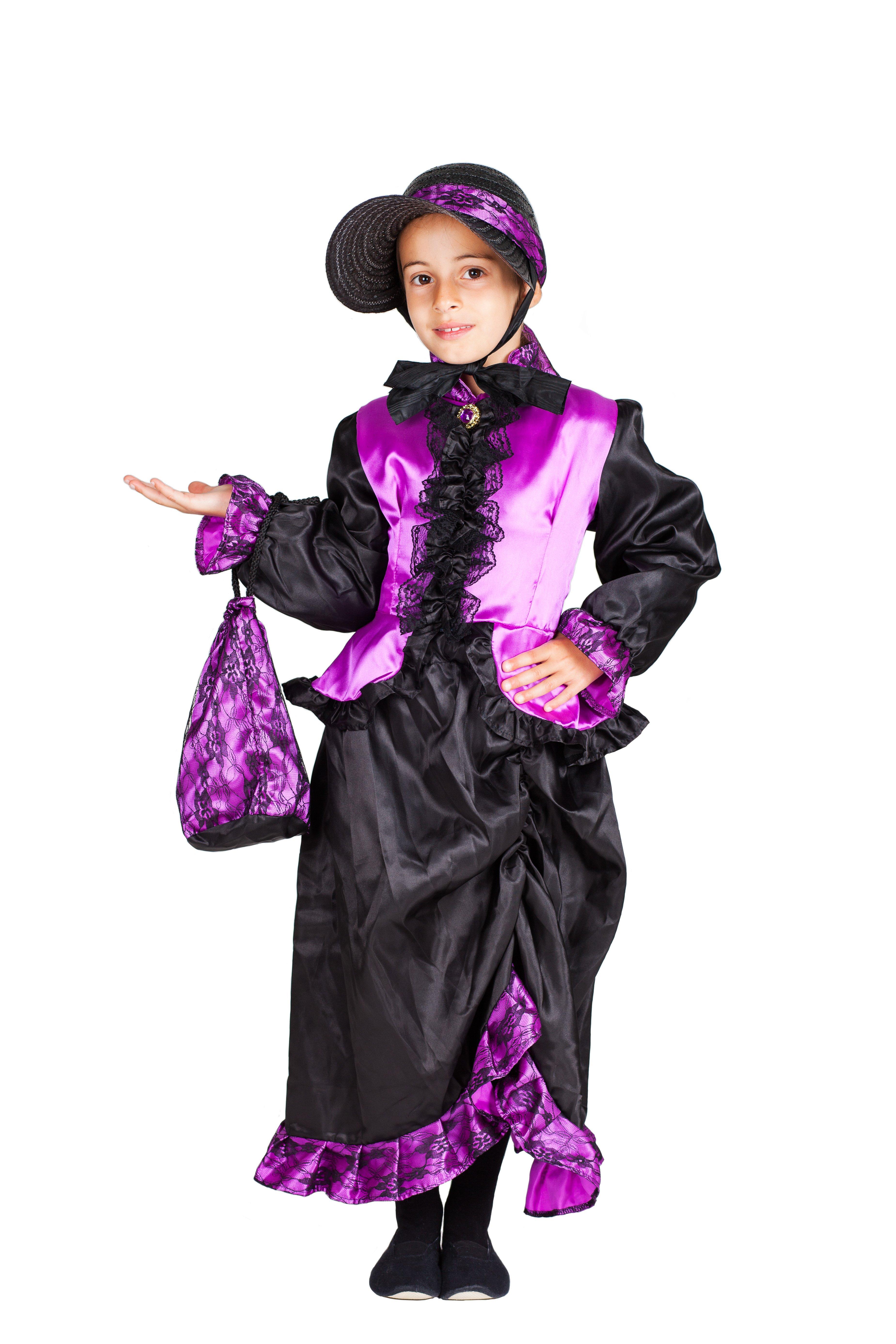 NA  Costume zia carnevale bambina 