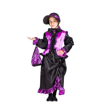 Costume zia carnevale bambina