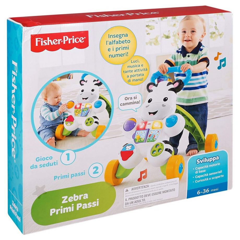 Fisher-Price  Zebra Lauflernwagen, Deutsch 