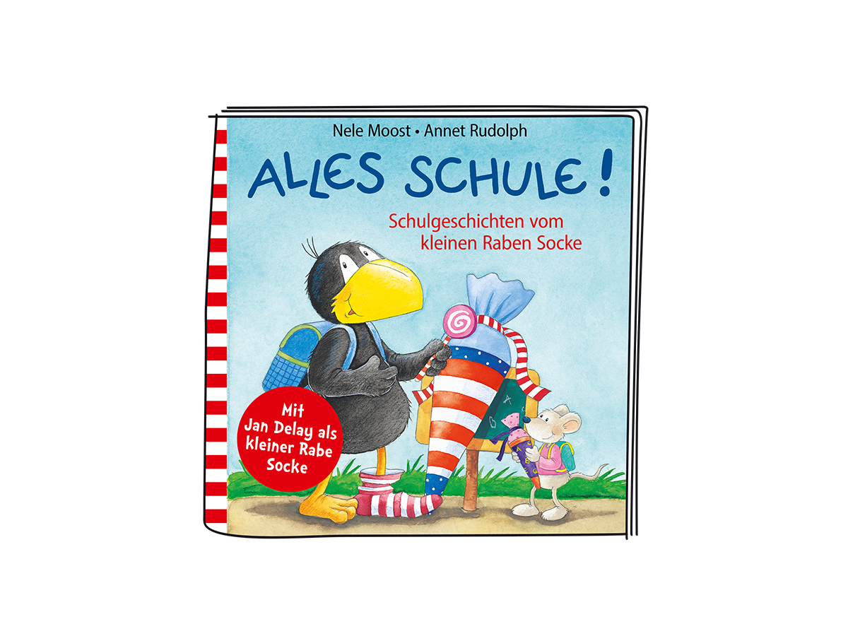 Tonies  Der kleine Rabe Socke - Alles Schule!, Deutsch 