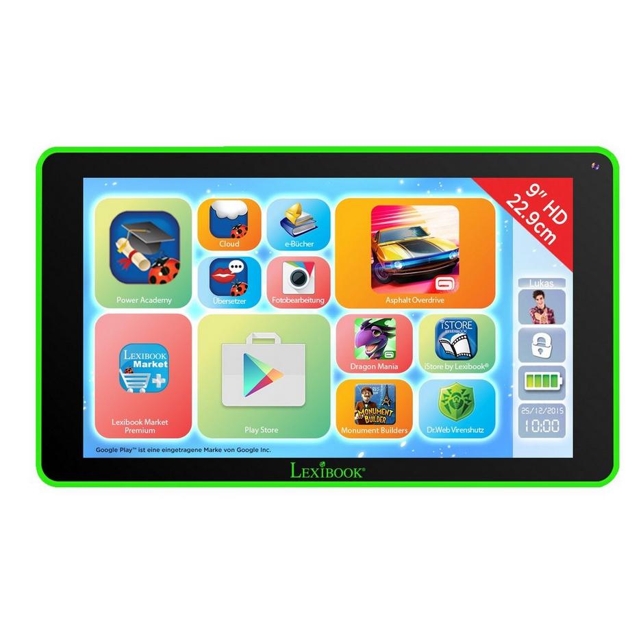 Lexibook  Tablet Neon XL, Deutsch 