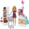 Barbie  Supermarche et poupée 