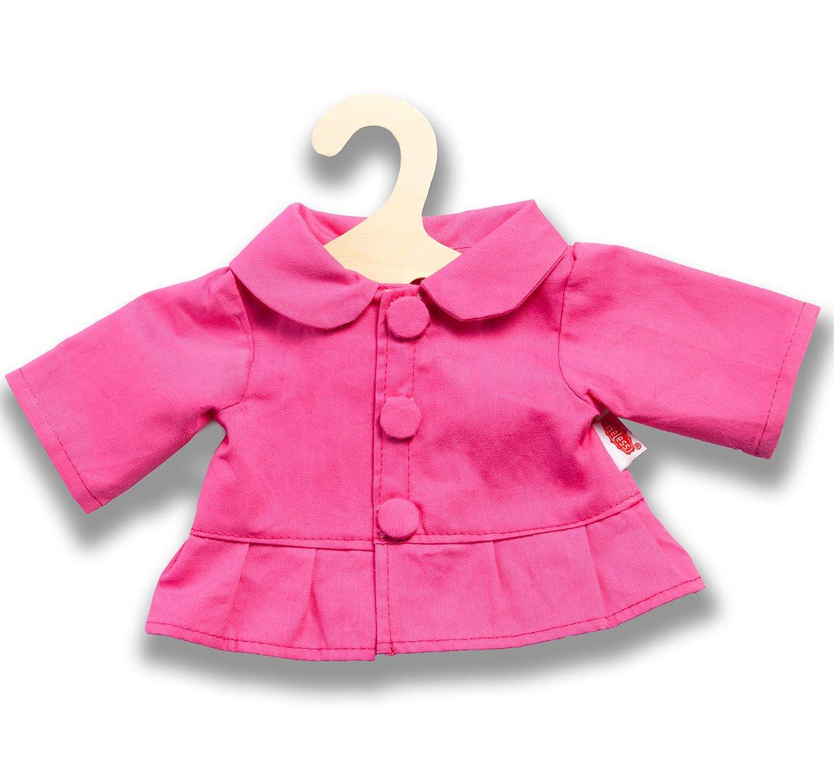 Heless *MANTEL GR. 35-45CM Puppenkleider Winter, Jacke 'Pinky' 28-35cm 