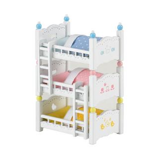 Sylvanian Families  Les lits superposés à 3 couchettes bébés 