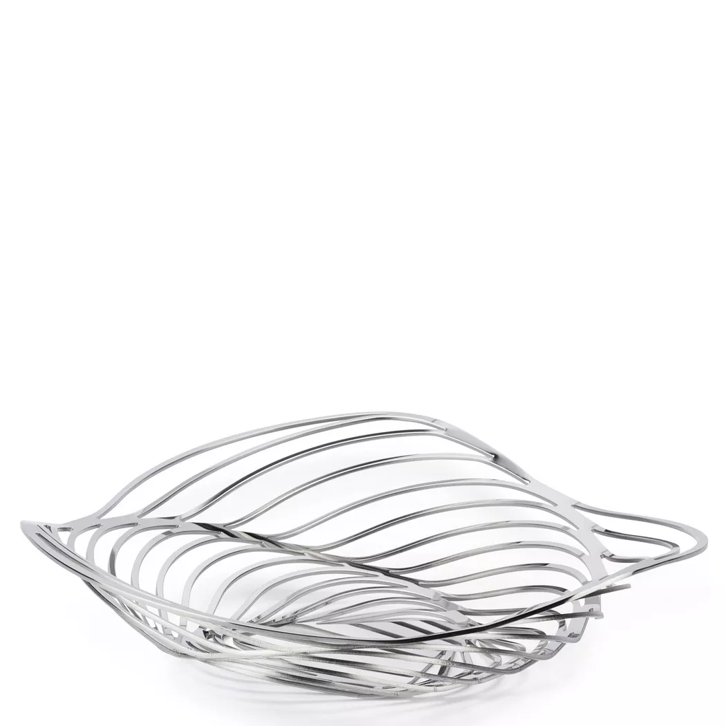 ALESSI Korbschale Trinity 26cm silber