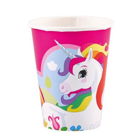 amscan  8 Bicchieri liocorno 