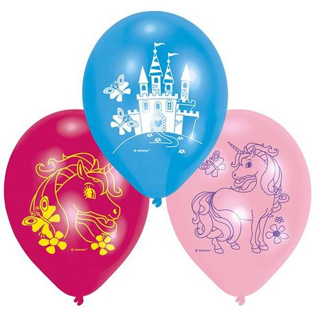 amscan  Palloncini unicorno, 6 pezzi 