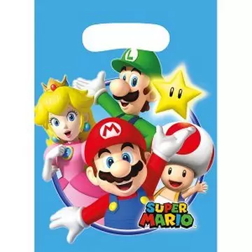 8 Sacs cadeaux Super Mario