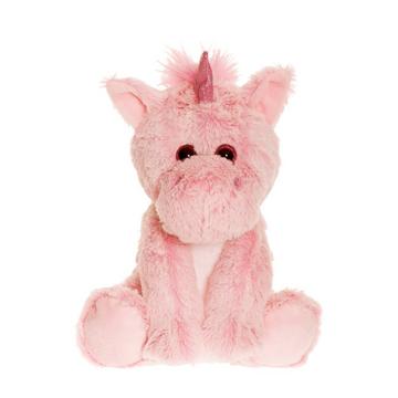 Unicorno peluche seduto, 20 cm