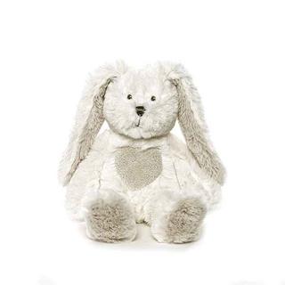 TEDDYKOMPANIET  Lepre peluche bianco, 24cm 