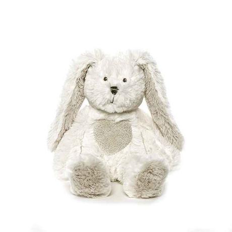 TEDDYKOMPANIET  Lepre peluche bianco, 24cm 