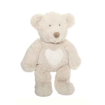 Orso peluche grigio, 28cm