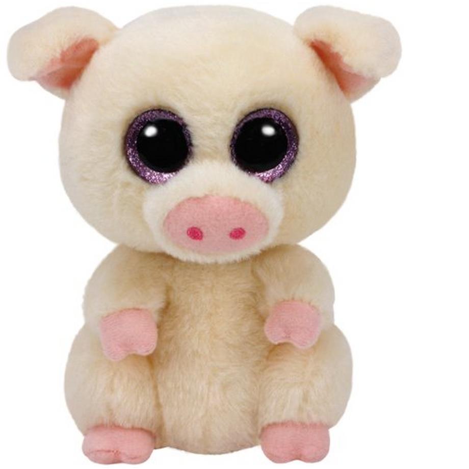 ty  Peluche maiale Piggley, 15 cm 