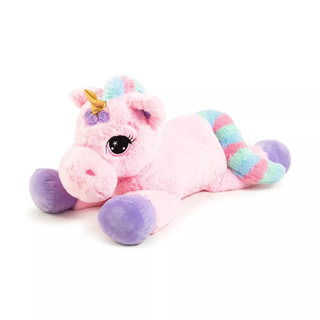 Shanghai Bear Hugs - Plüsch Einhorn 120 cm, 120cm, Pink