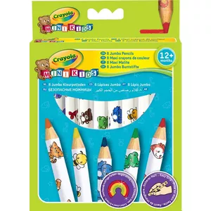 8 Maxi crayons de couleur