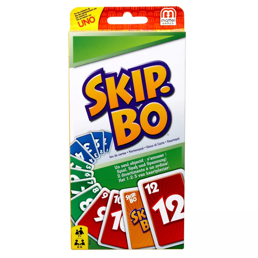 Mattel Jeu De Cartes Skip-bo Multicolor One Size unisex
