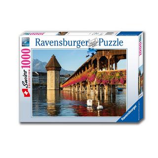 Ravensburger  Puzzle Lucerna ponte della cappella, 1000 pezzi 
