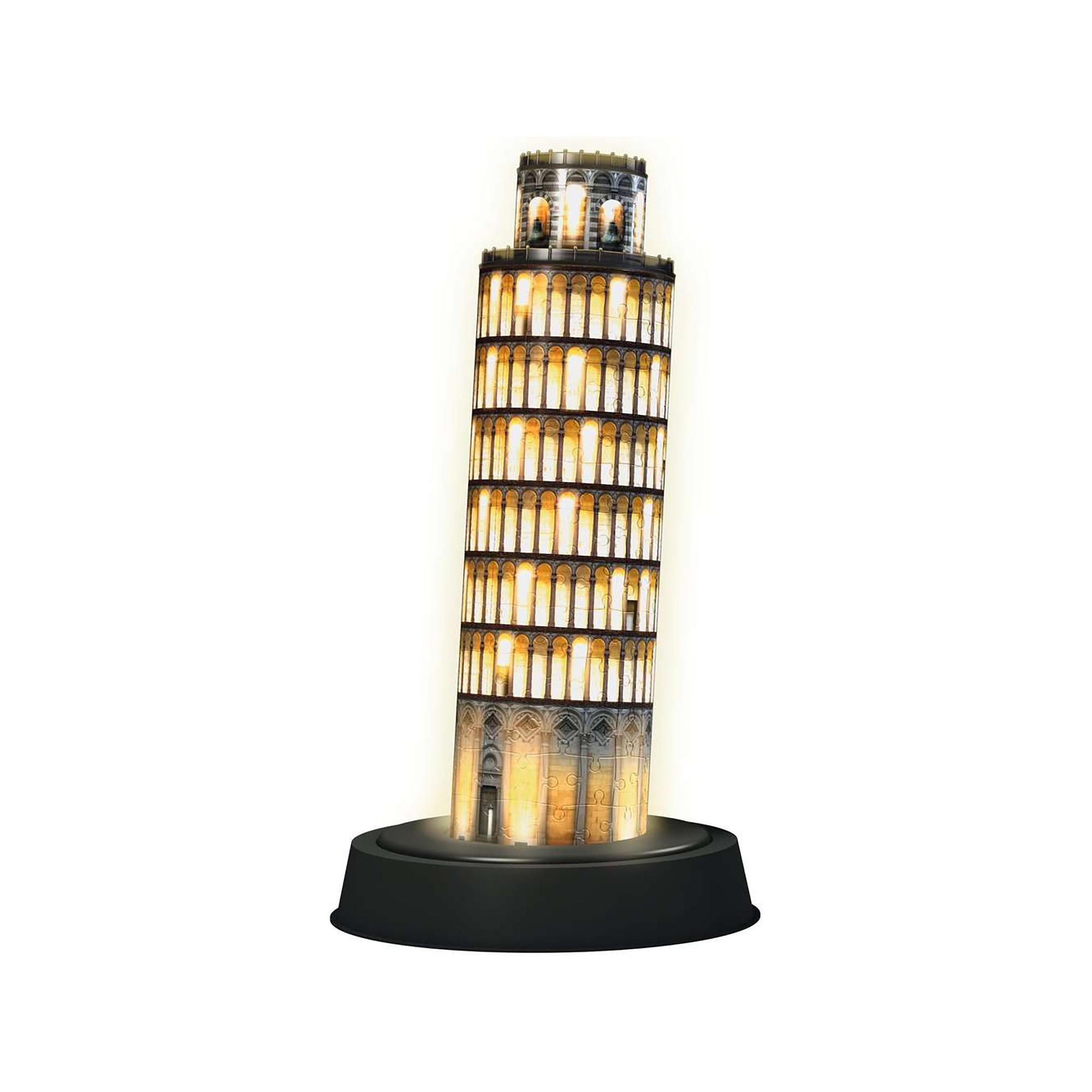 Ravensburger  3D Puzzle Turm von Pisa, Night Edition, 216 Teile 