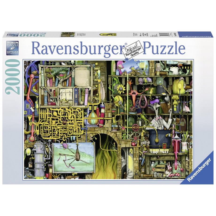 Ravensburger  Colin Thompson: Verrücktes Labor, 2000 Teile 