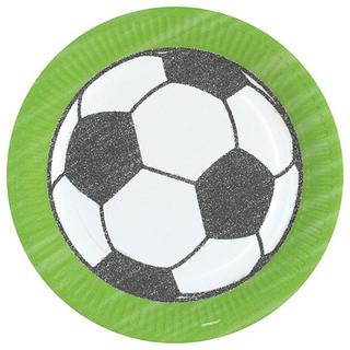 Sombo  8 Kartonteller Fussball 23 cm 