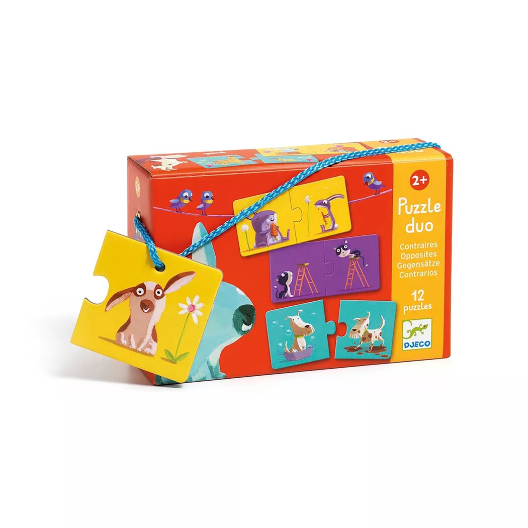 Djeco - Kinderpuzzle Duo Gegensätze