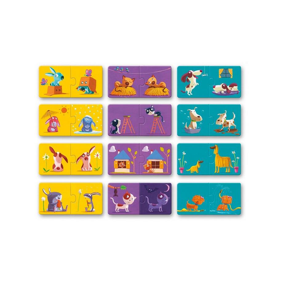 Djeco  Kinderpuzzle Duo Gegensätze 