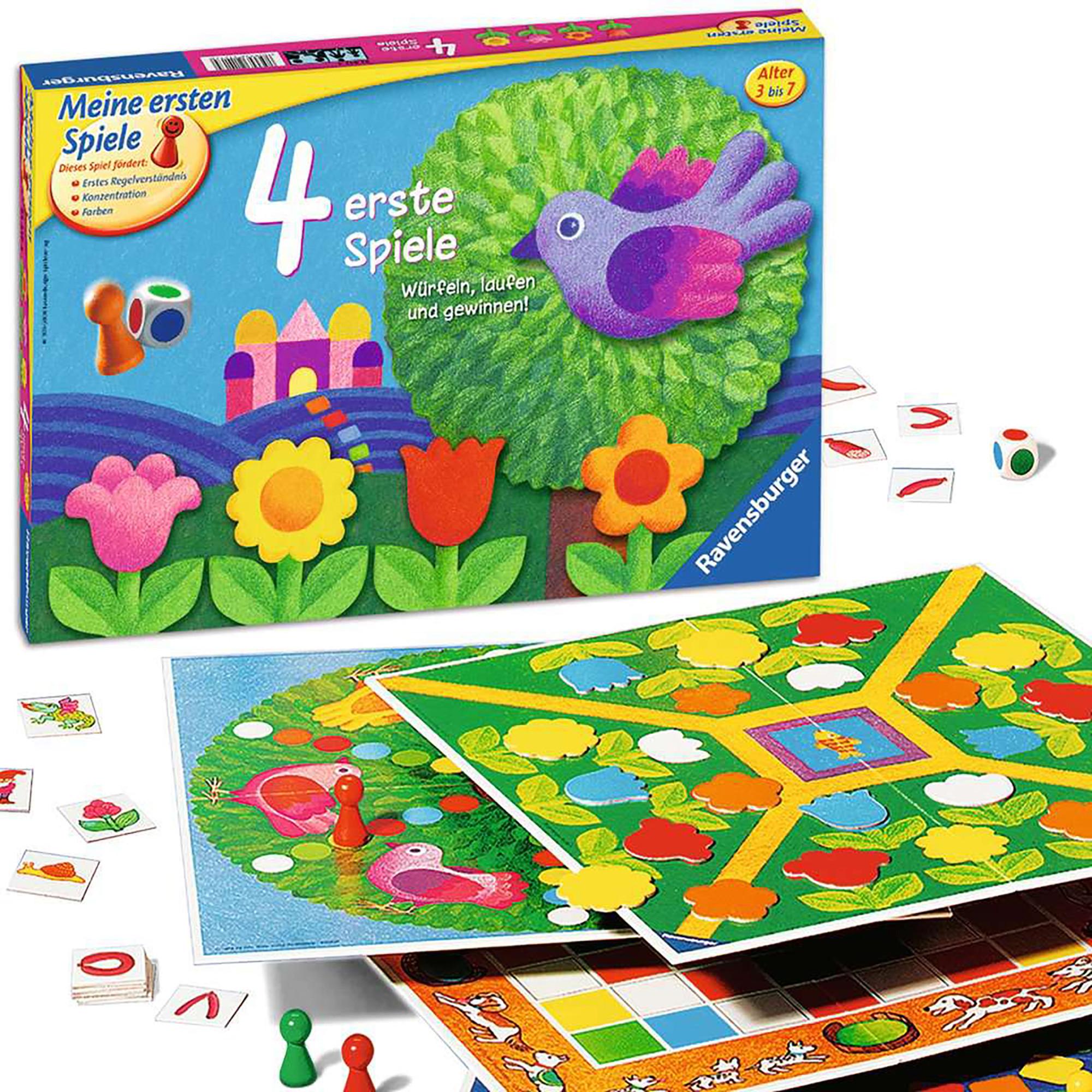 Ravensburger  4 primi giochi, Tedesco 