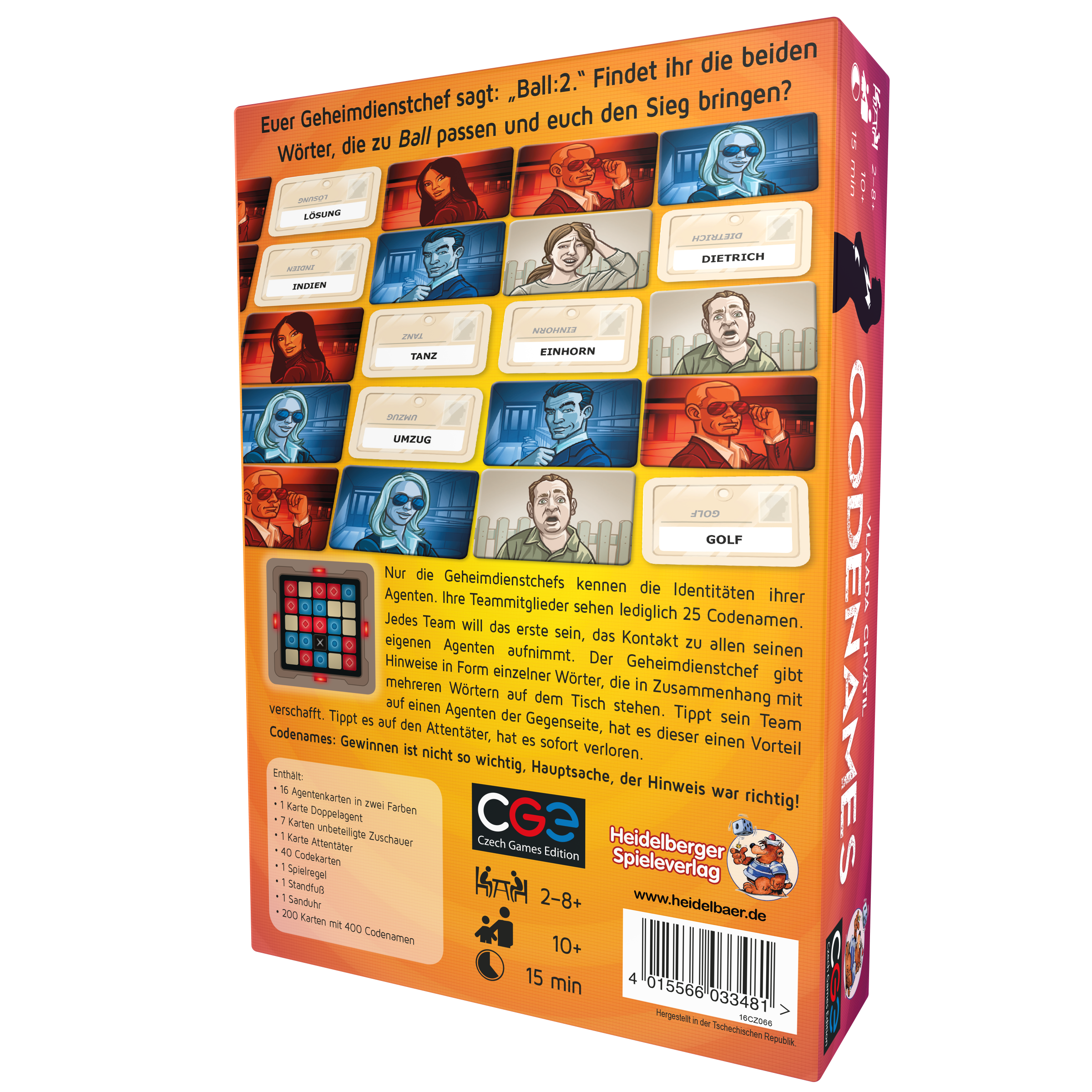 Czech Game Edition  Codenames, Allemand 