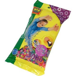 SES  Bügelperlen Nachfüllpack "Glitzer" 3000 Stück 