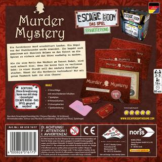 noris  Escape Room Spiel Murder Mystery, Allemand 