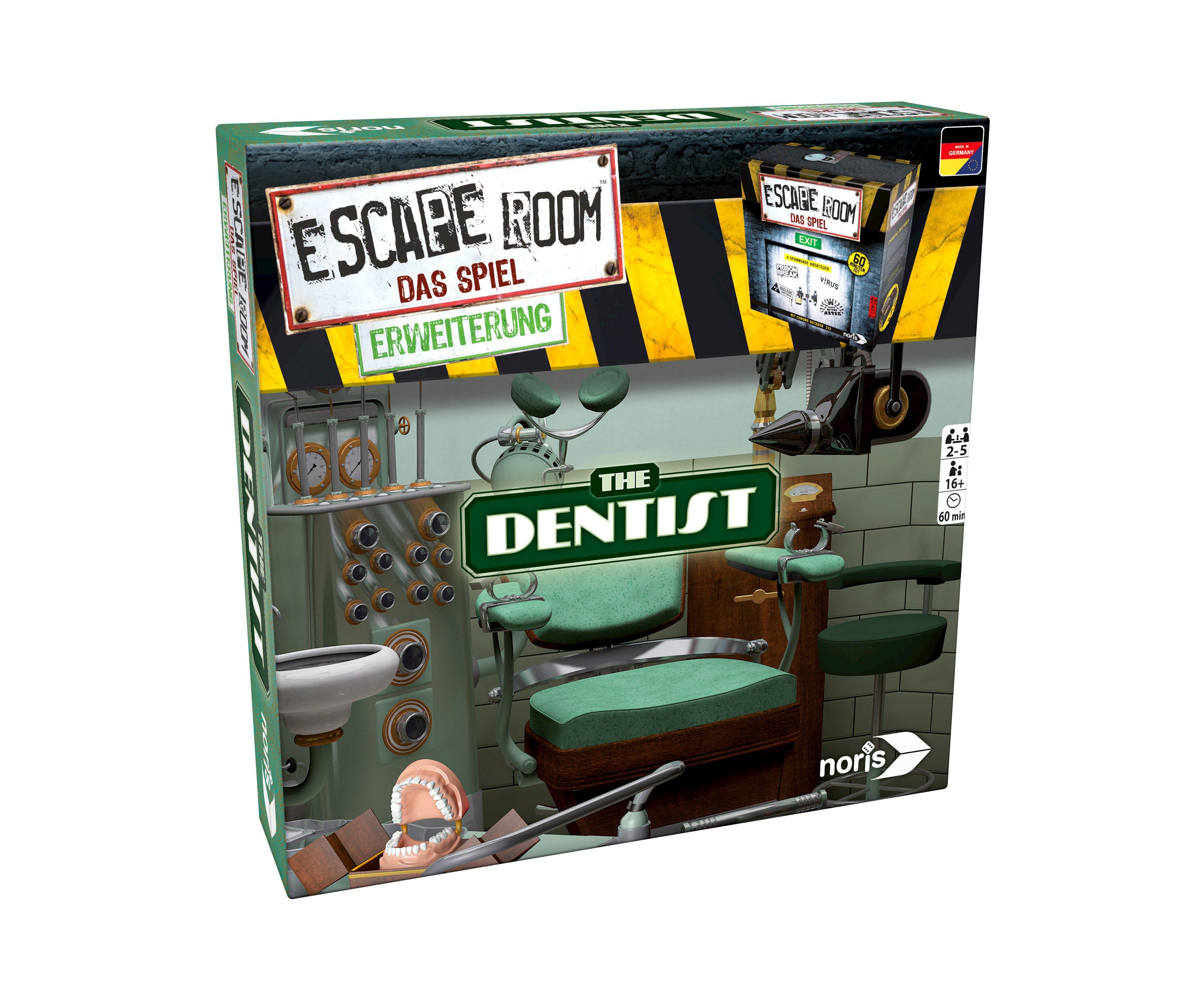 Image of noris Escape Room Spiel The Dentist, Deutsch